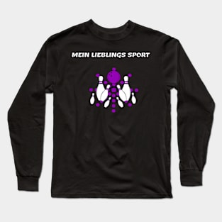 Bowling shirt for your hobby and sport Long Sleeve T-Shirt